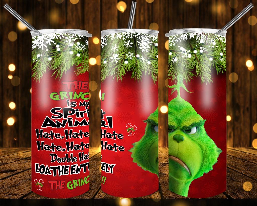 Grinch 20 oz tumblers