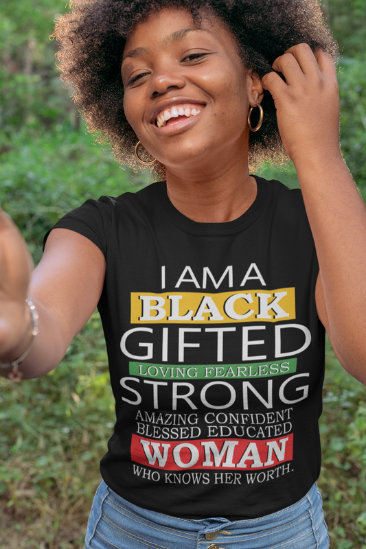 Black Gifted. Strong Woman